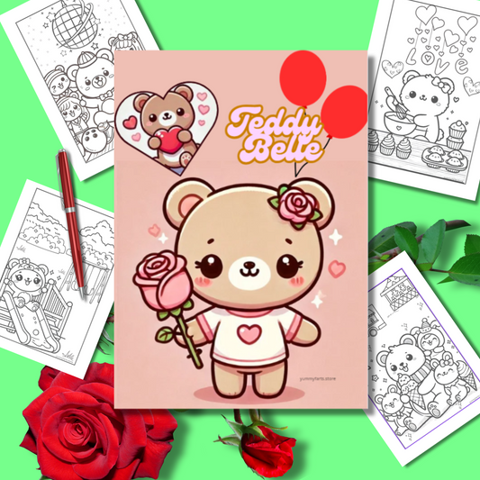 TEDDY BELLE coloring book