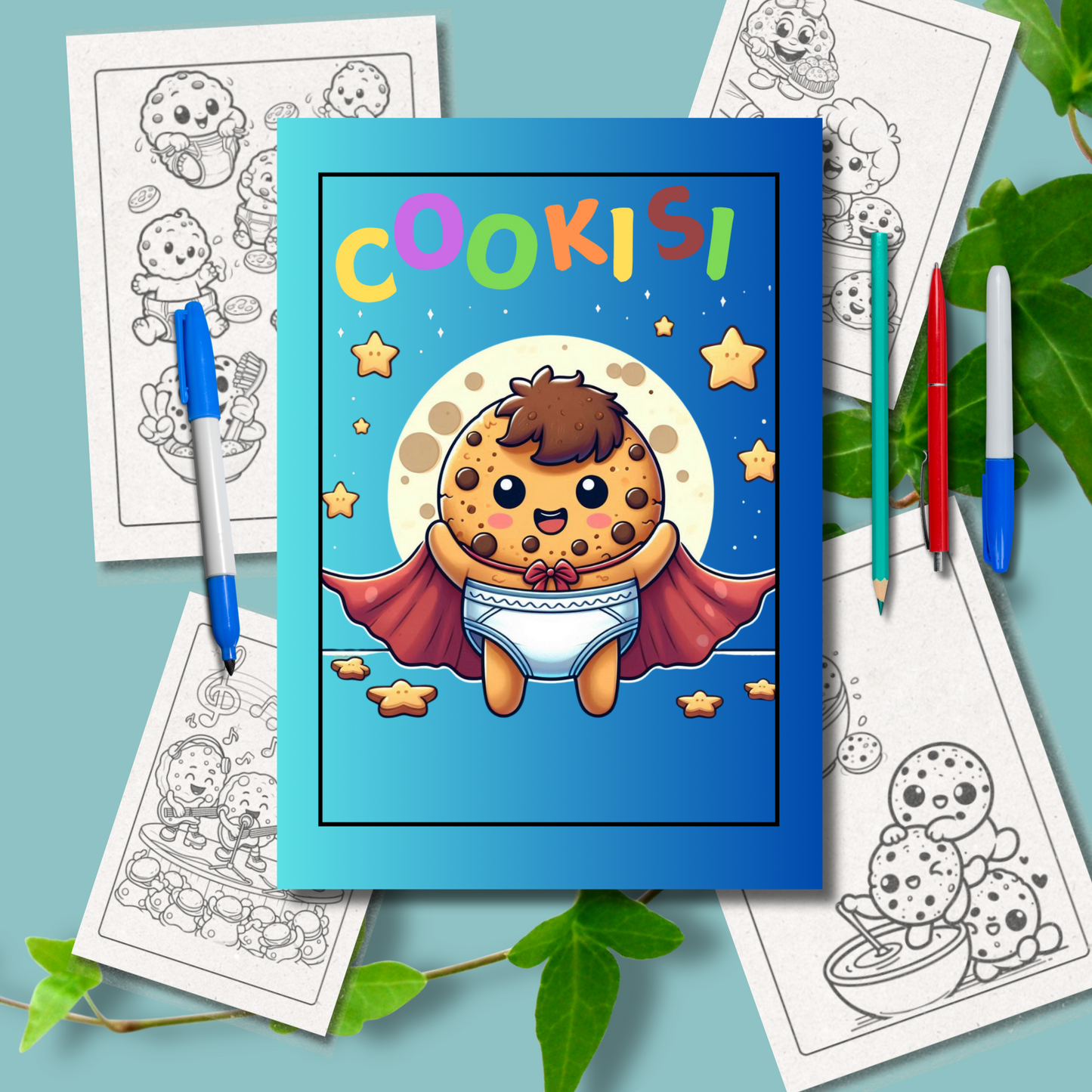 COOKISI Coloring Book