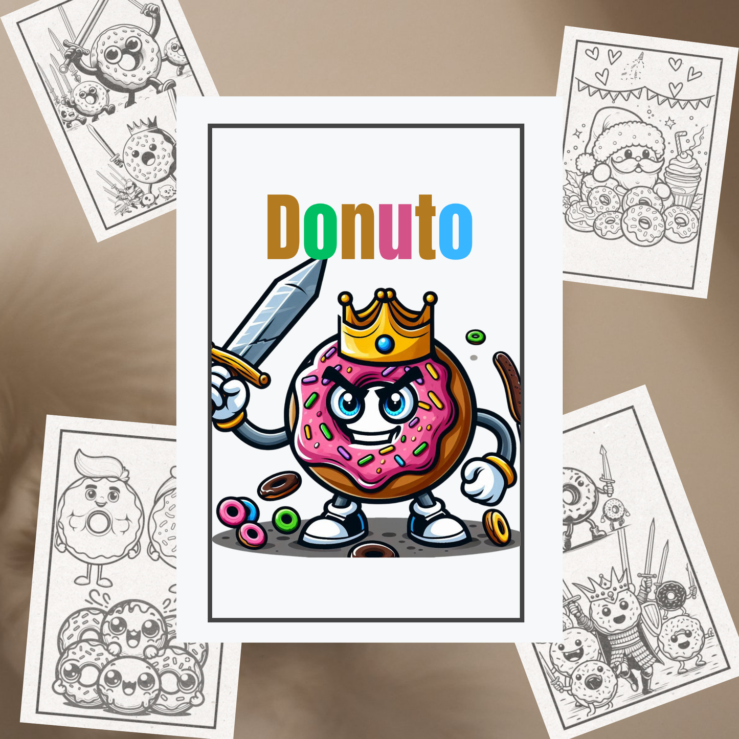 Donuto Coloring Book