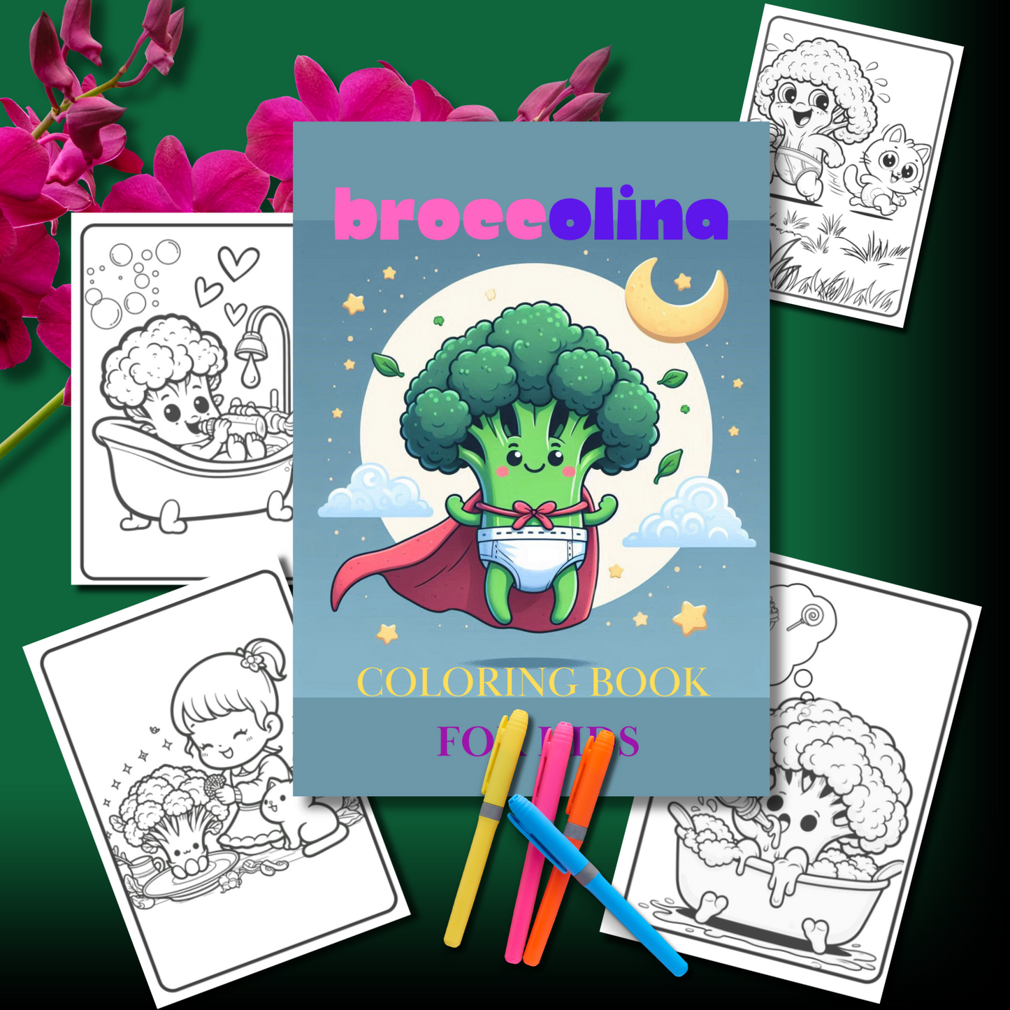 BROCCOLINA Coloring Book